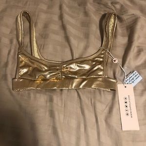 Bronze bathing suit top (never worn)